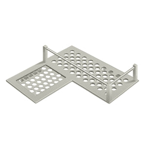 Deltana - Bathroom Baskets - 9" Heavy Duty Left Corner Shower Shelf