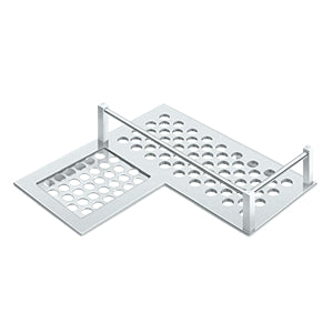 Deltana - Bathroom Baskets - 9" Heavy Duty Left Corner Shower Shelf