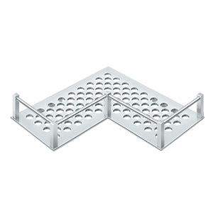 Deltana - Bathroom Baskets - 9" Heavy Duty Universal Corner Shower Shelf