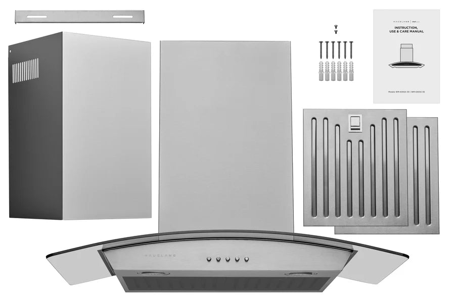 Hauslane - Wall-Mounted Range Hoods - WM-630 Convertible Range Hood