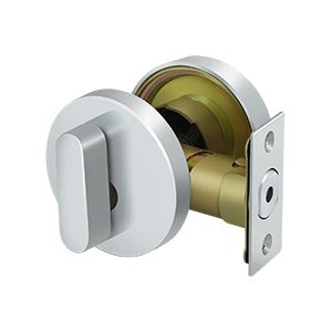 Deltana - Deadbolts - Modern Low Profile Deadbolt Lock Grade 3 / Zinc