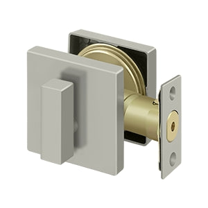 Deltana - Deadbolts - Modern Square Deadbolt Lock Grade 3 / Zinc