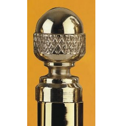 Omnia - Finial - Solid Brass Decorative Hinge Finial (Pair)