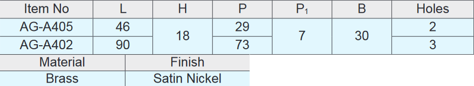 Sugatsune AG Brass Edge Pull