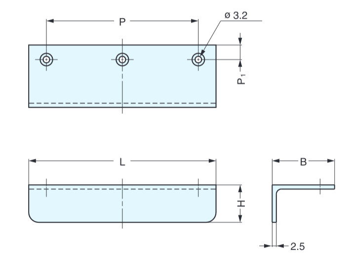 Sugatsune AG Brass Edge Pull