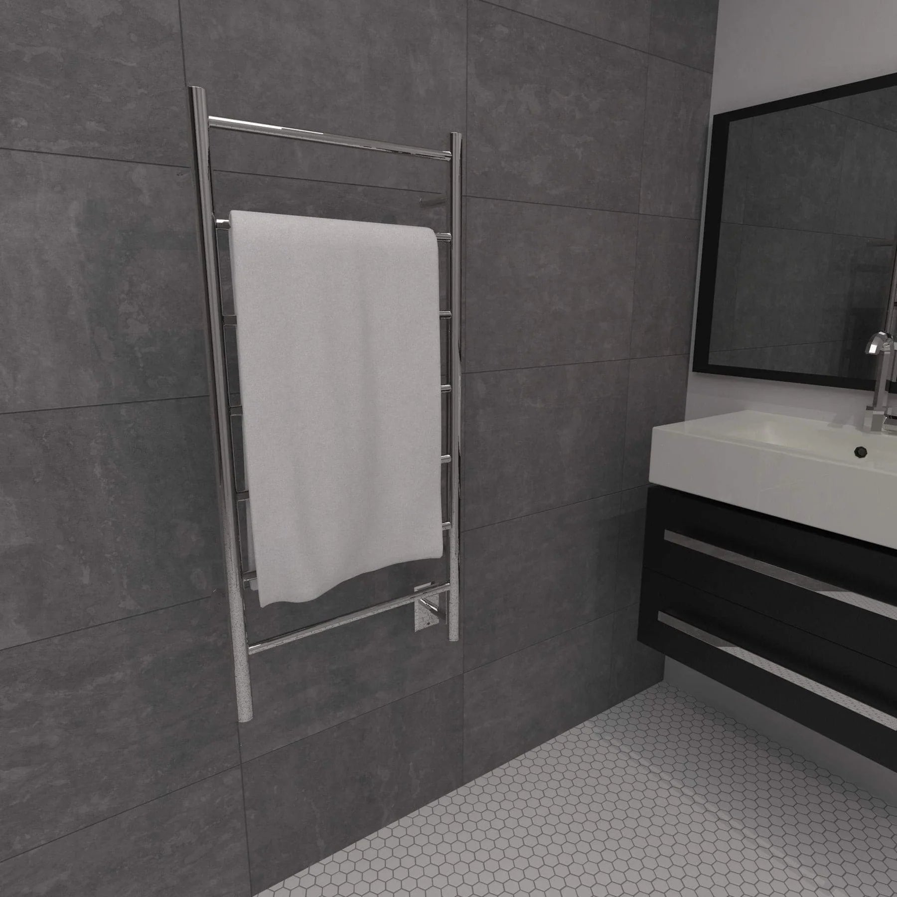 Amba - Jeeves Collection - Model F Straight Towel Warmer