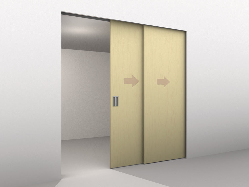 Hafele HAWA Junior Telescopic 80/2 (For 2 Doors) Sliding Door Set (Track NOT Included)