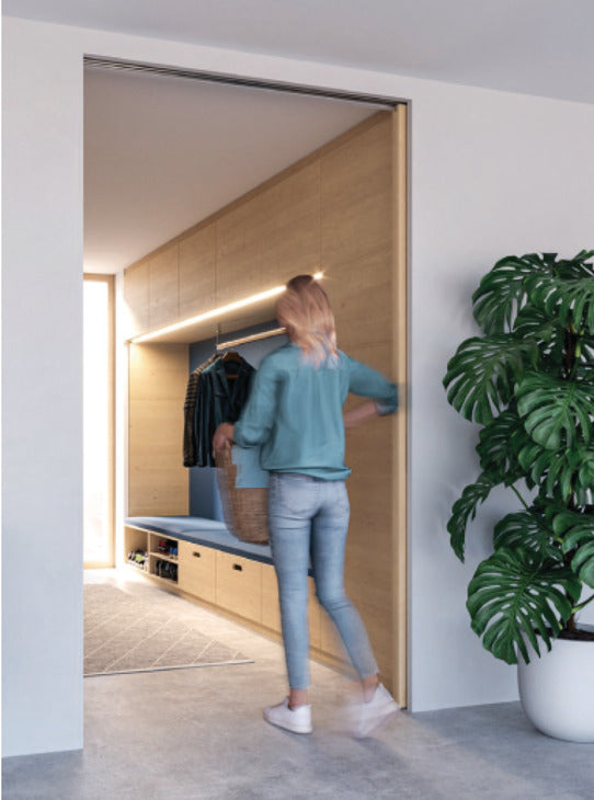 Hafele HAWA Junior 100/Z Sliding Door Hardware Set (Track NOT Included)