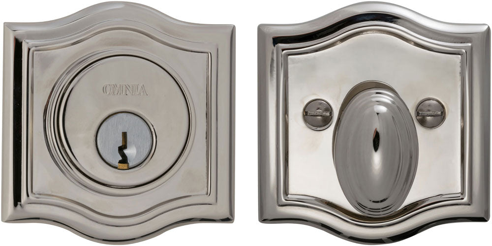 Omnia ARCHDB Solid Brass Auxiliary Deadbolt Kit