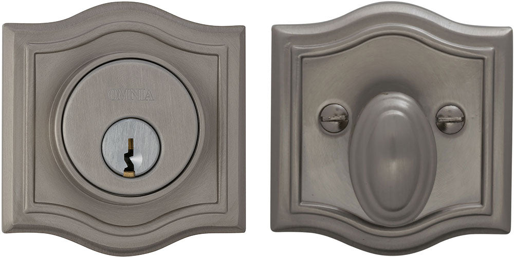 Omnia ARCHDB Solid Brass Auxiliary Deadbolt Kit