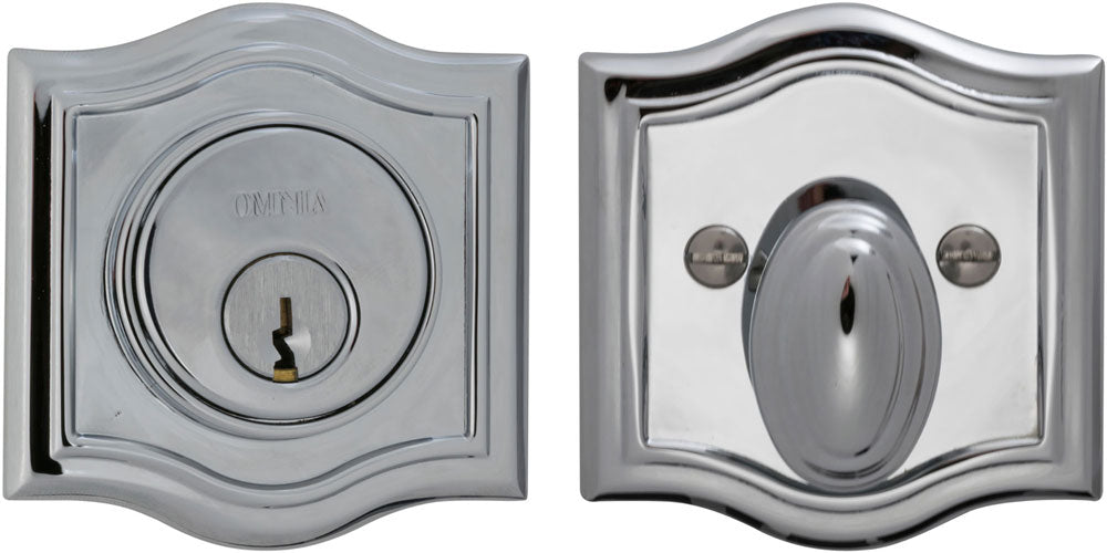 Omnia ARCHDB Solid Brass Auxiliary Deadbolt Kit