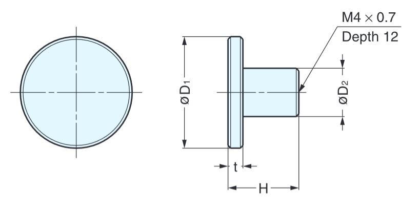 Sugatsune A-Series Aluminum Knob