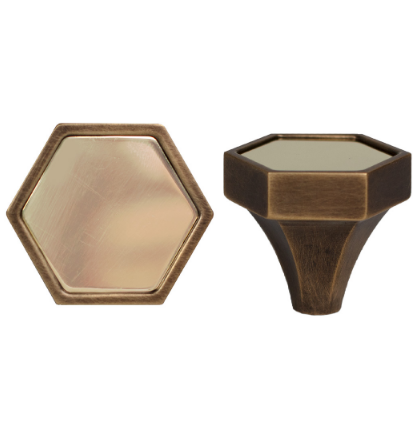 Accurate - Aurora Hexagonal Cabinet Knob