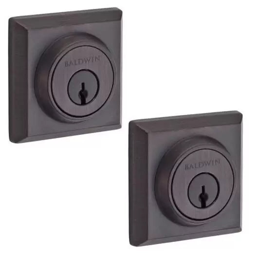 Baldwin - Reserve Collection - Deadbolts - Traditional Square Deadbolt