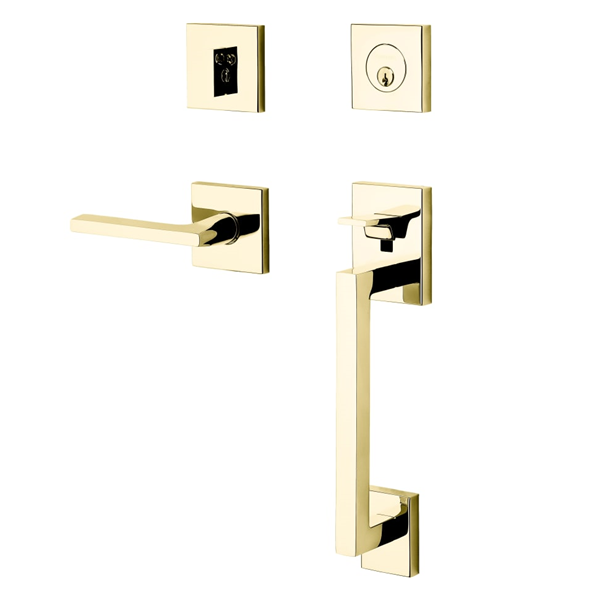 Baldwin - Estate Collection - Tubular Entry Handlesets - Minneapolis Sectional Trim w/ 5162 Minneapolis Lever