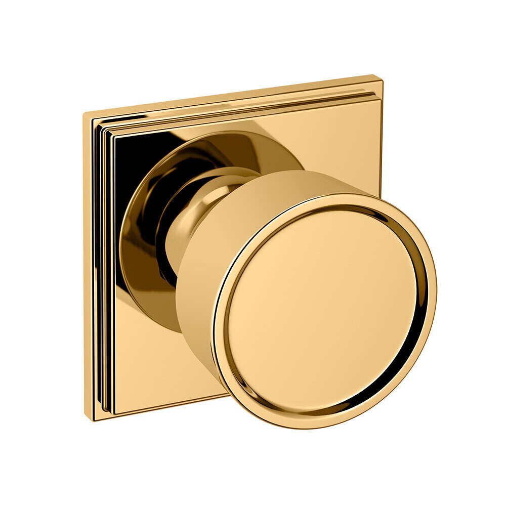 Baldwin - Estate Collection - Knobs & Levers - K007 (2") Door Knob w/ R050 Rose (Pre-Configured)