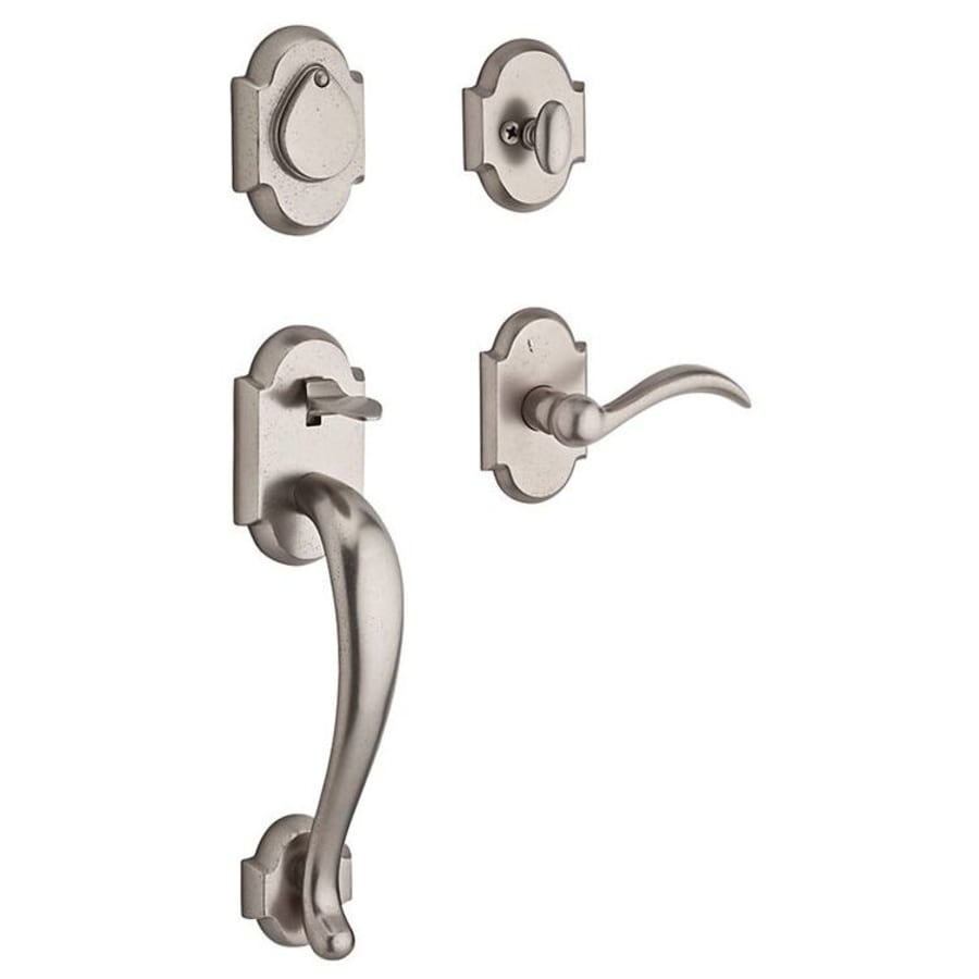 Baldwin - Reserve Collection - Tubular Entry Handlesets - Adirondack Sectional Handleset w/ Arch Lever & Rose