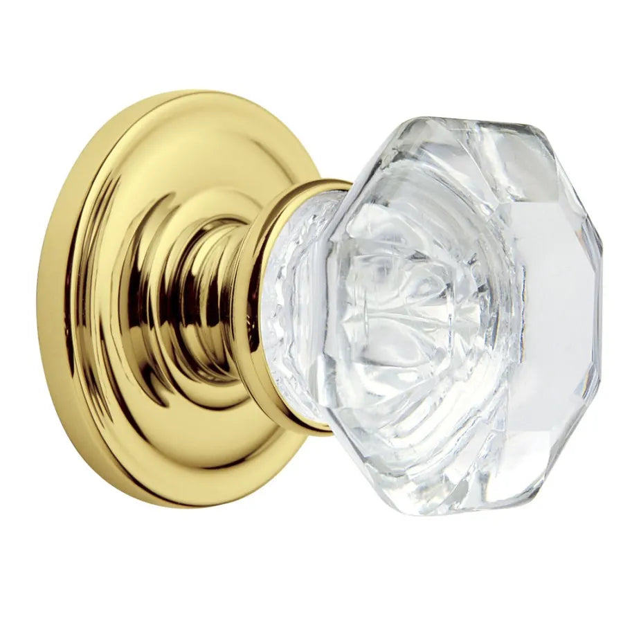 Baldwin - Estate Collection - Knobs & Levers - 5080 Filmore Door Knob w/ 5048 Rose (Pre-Configured)
