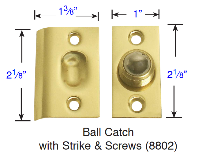 Emtek - Door Accessories - Ball Door Catch
