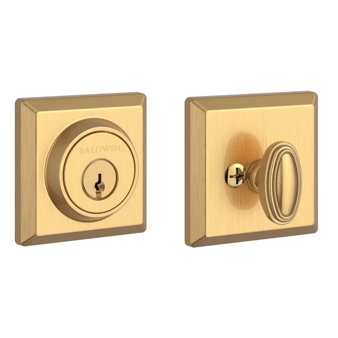 Baldwin - Reserve Collection - Deadbolts - Traditional Square Deadbolt