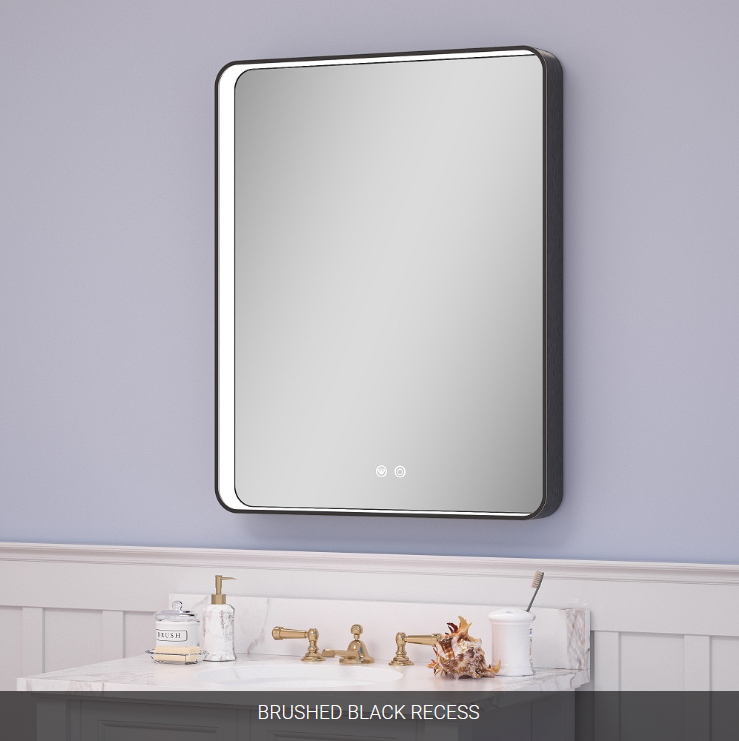Sofia Medicine Cabinets - Penelope Collection - LED Single Door Medicine Cabinet (34" Height)