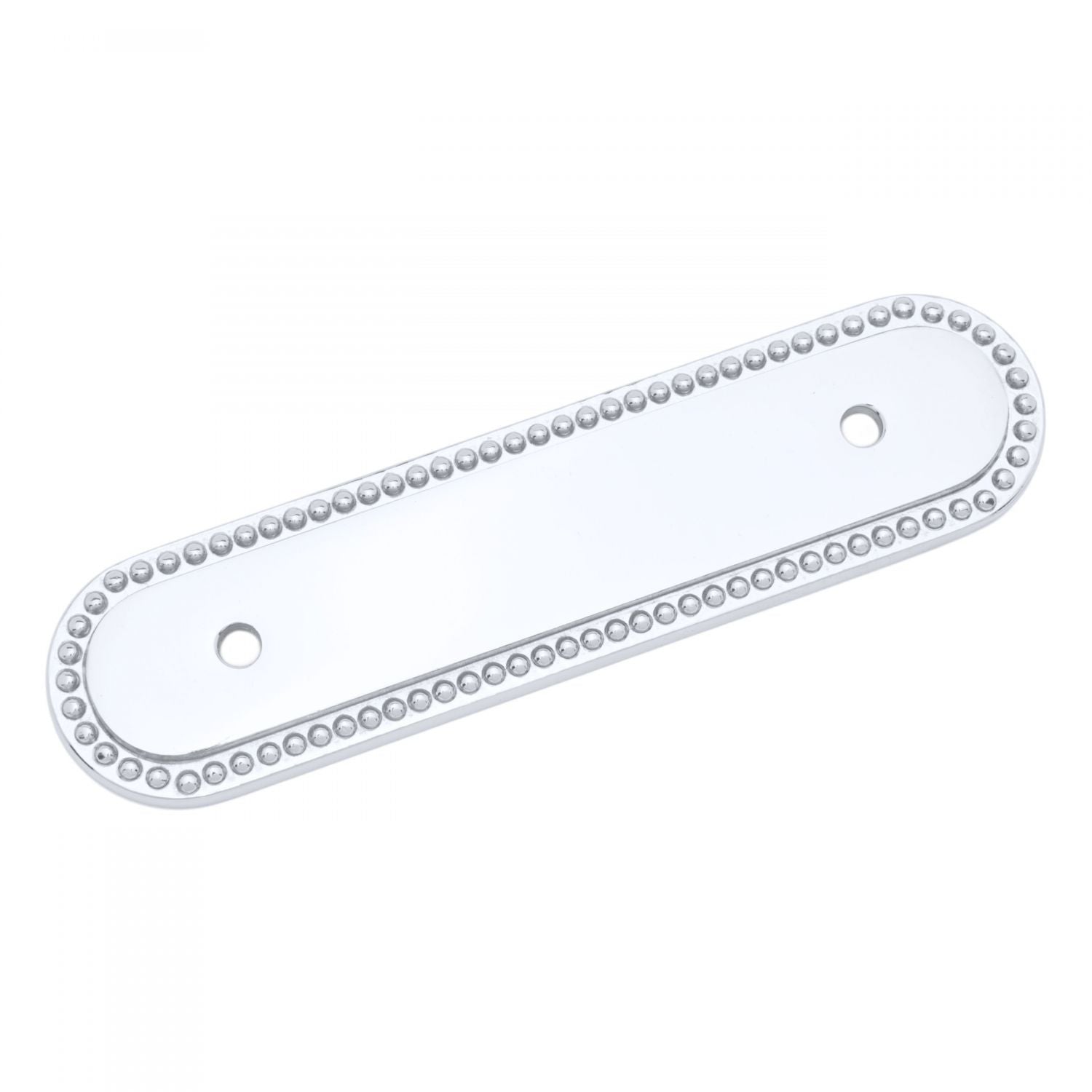 RK International - Beaded - 3" Beaded Oblong Pull Backplate