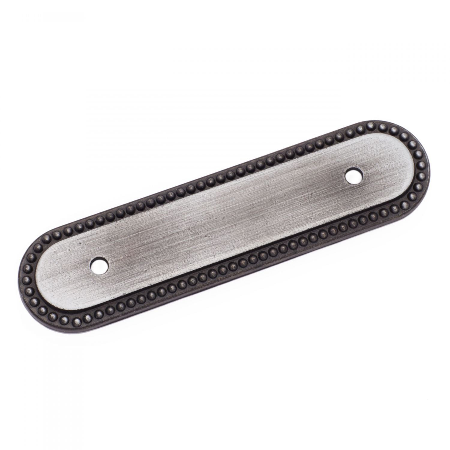 RK International - Beaded - 3" Beaded Oblong Pull Backplate