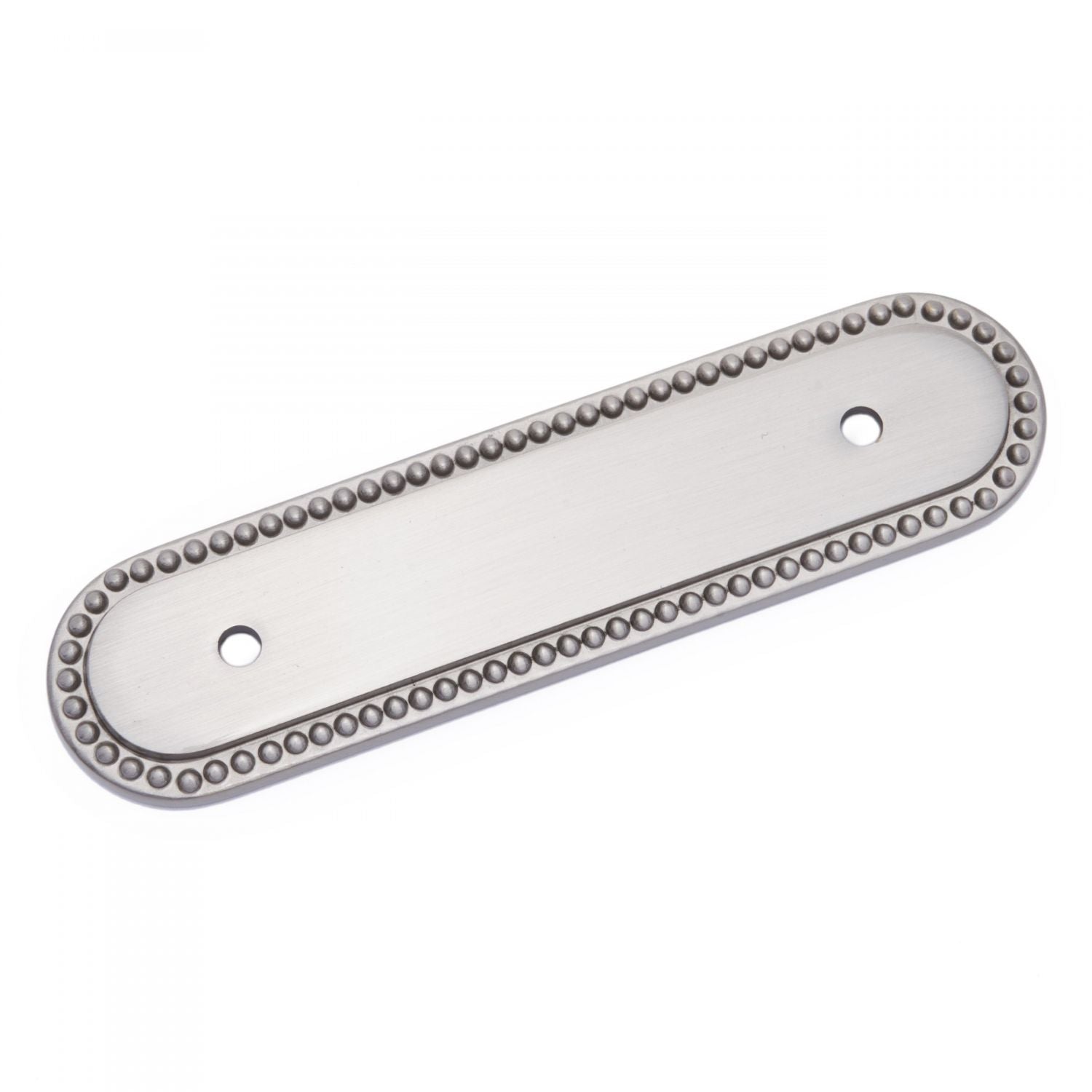 RK International - Beaded - 3" Beaded Oblong Pull Backplate