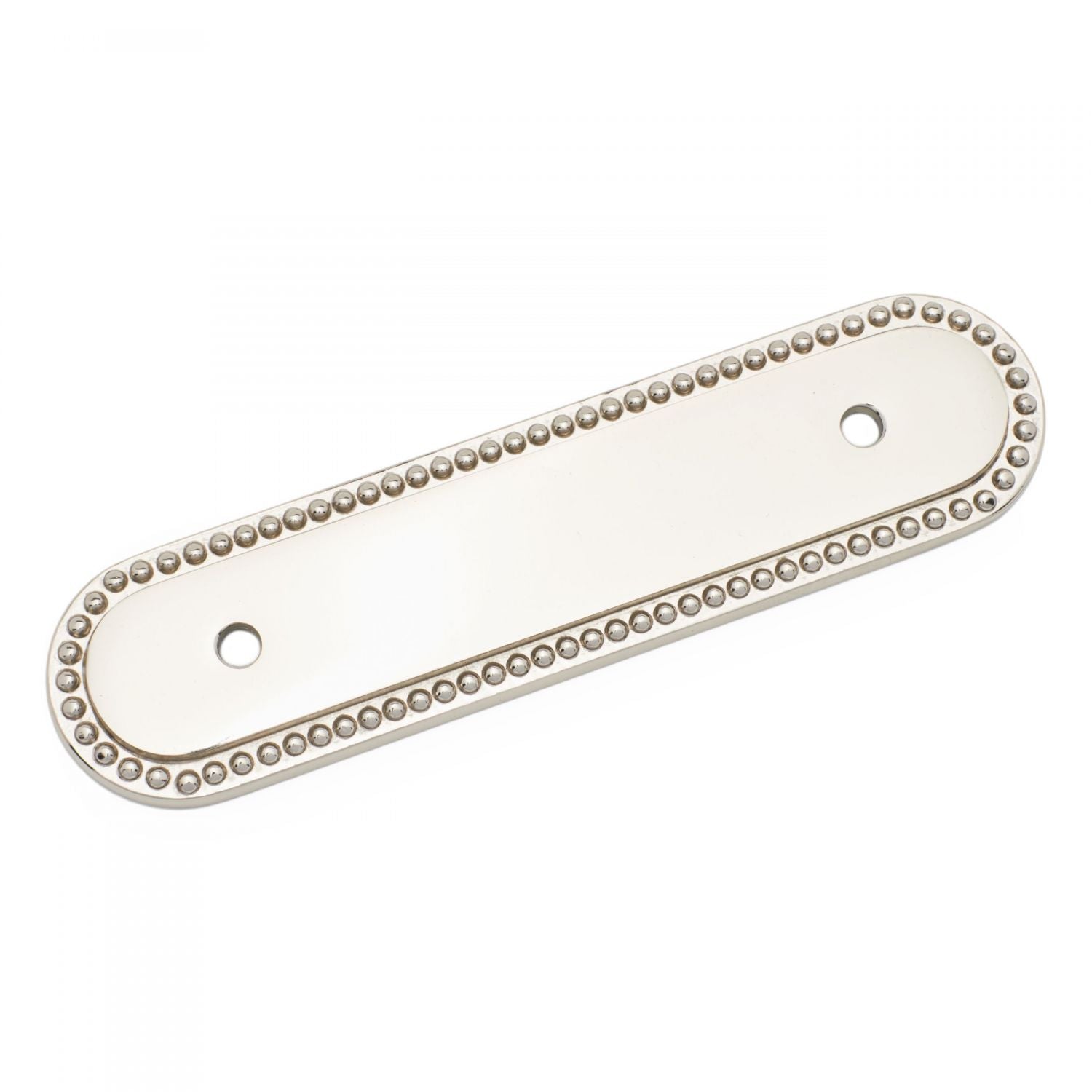 RK International - Beaded - 3" Beaded Oblong Pull Backplate