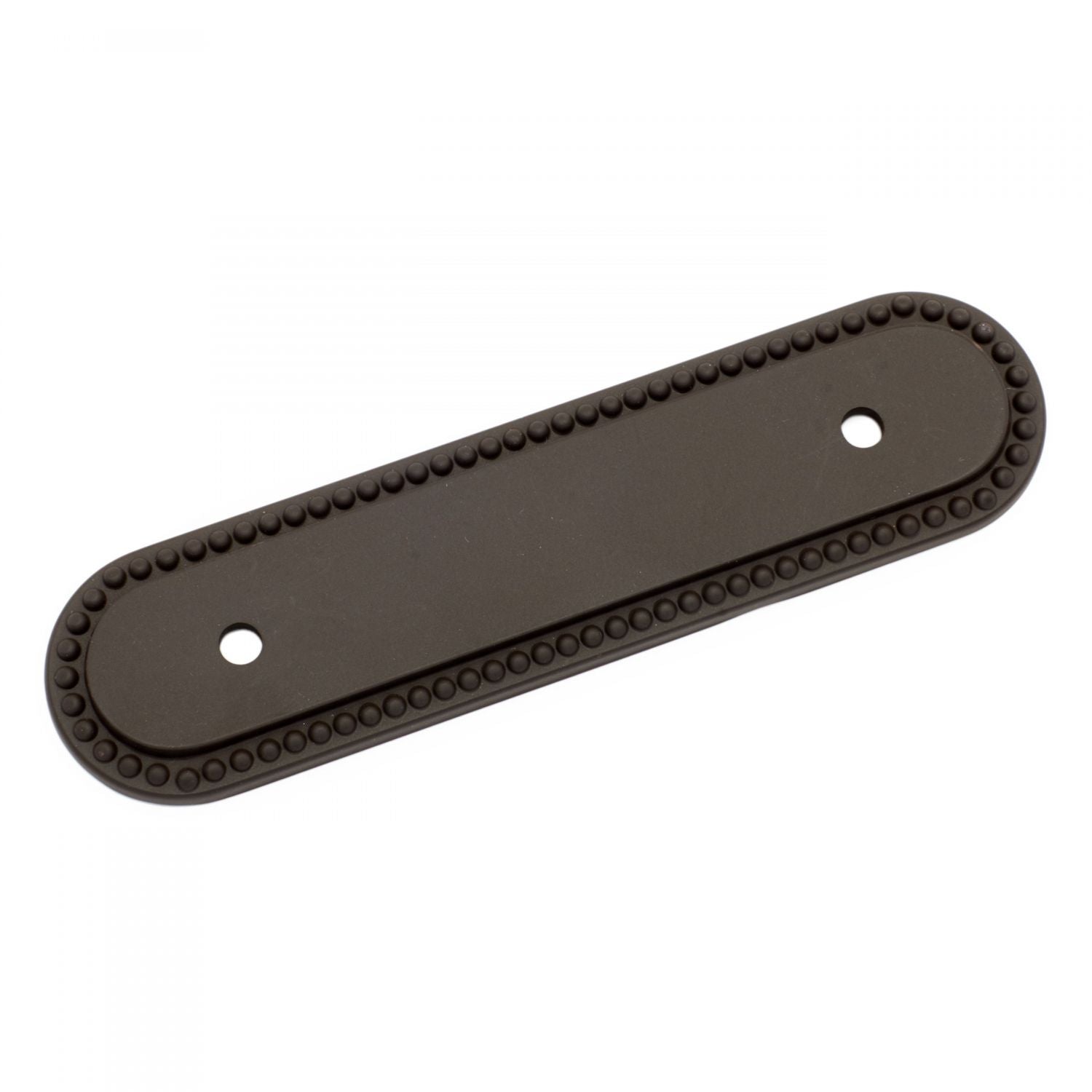 RK International - Beaded - 3" Beaded Oblong Pull Backplate