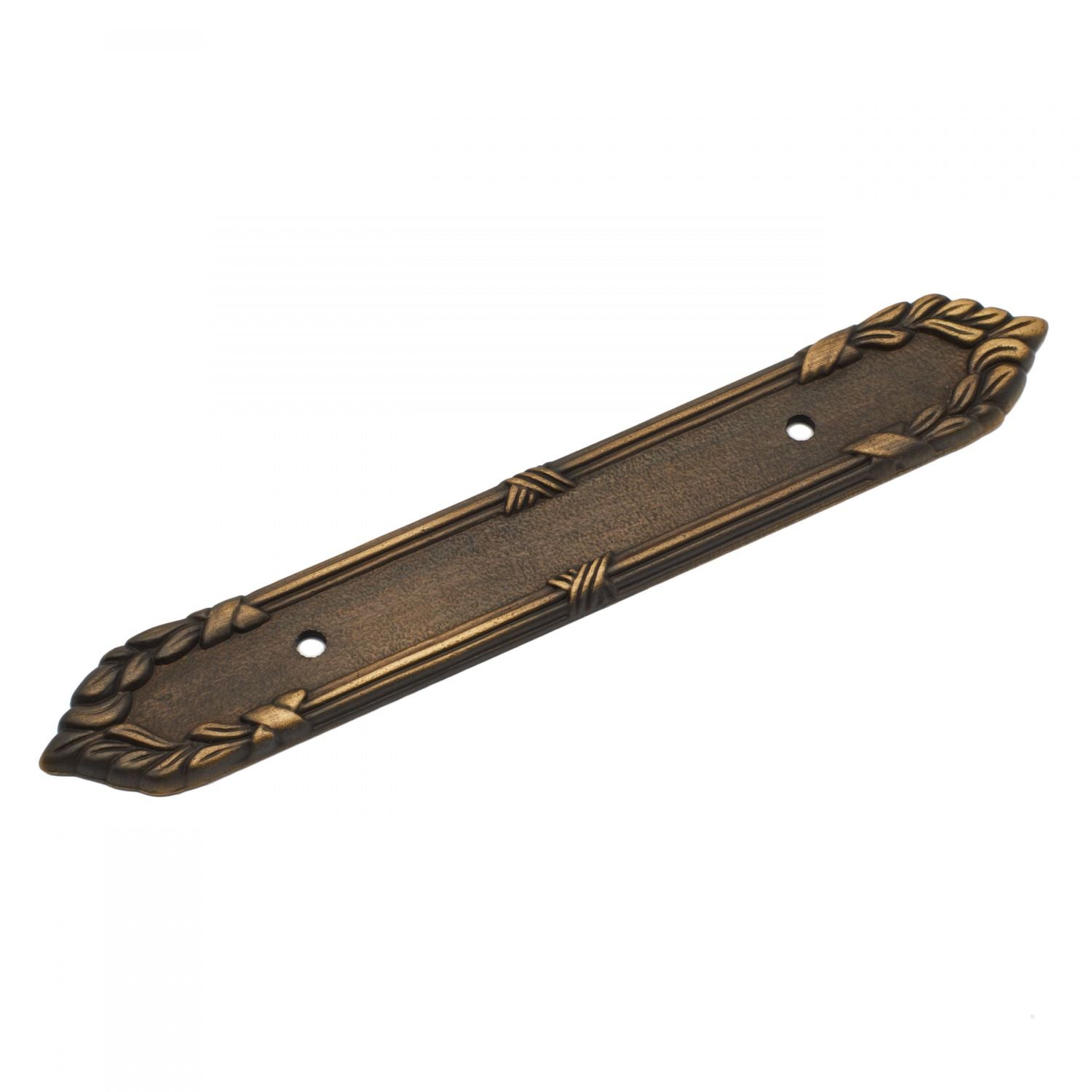 RK International - Lines & Crosses - Ornate Edge Pull Backplate