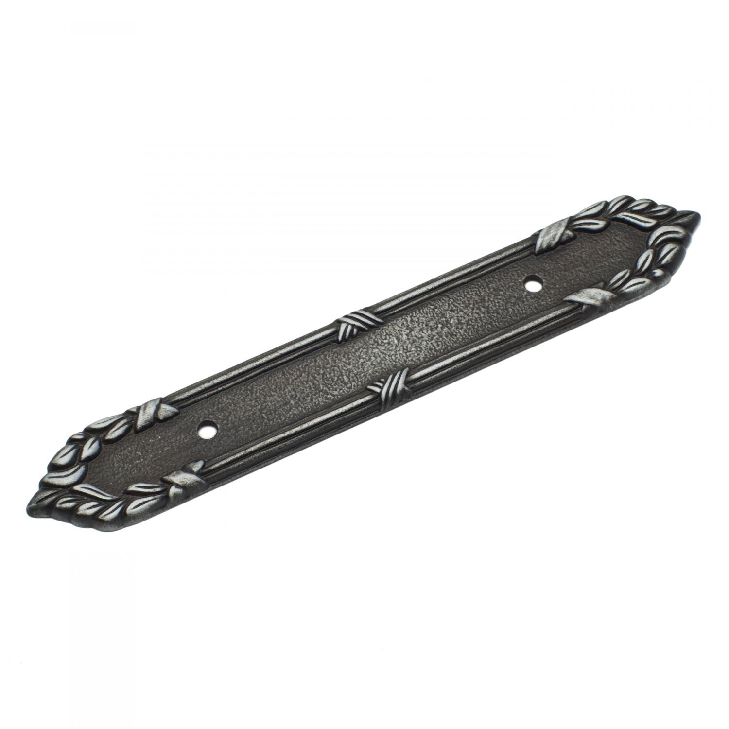 RK International - Lines & Crosses - Ornate Edge Pull Backplate
