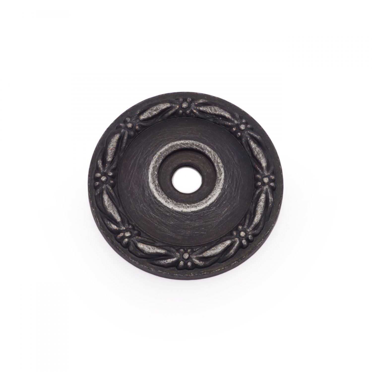 RK International - Deco-Leaf - Flat Deco Leaf Knob Backplate