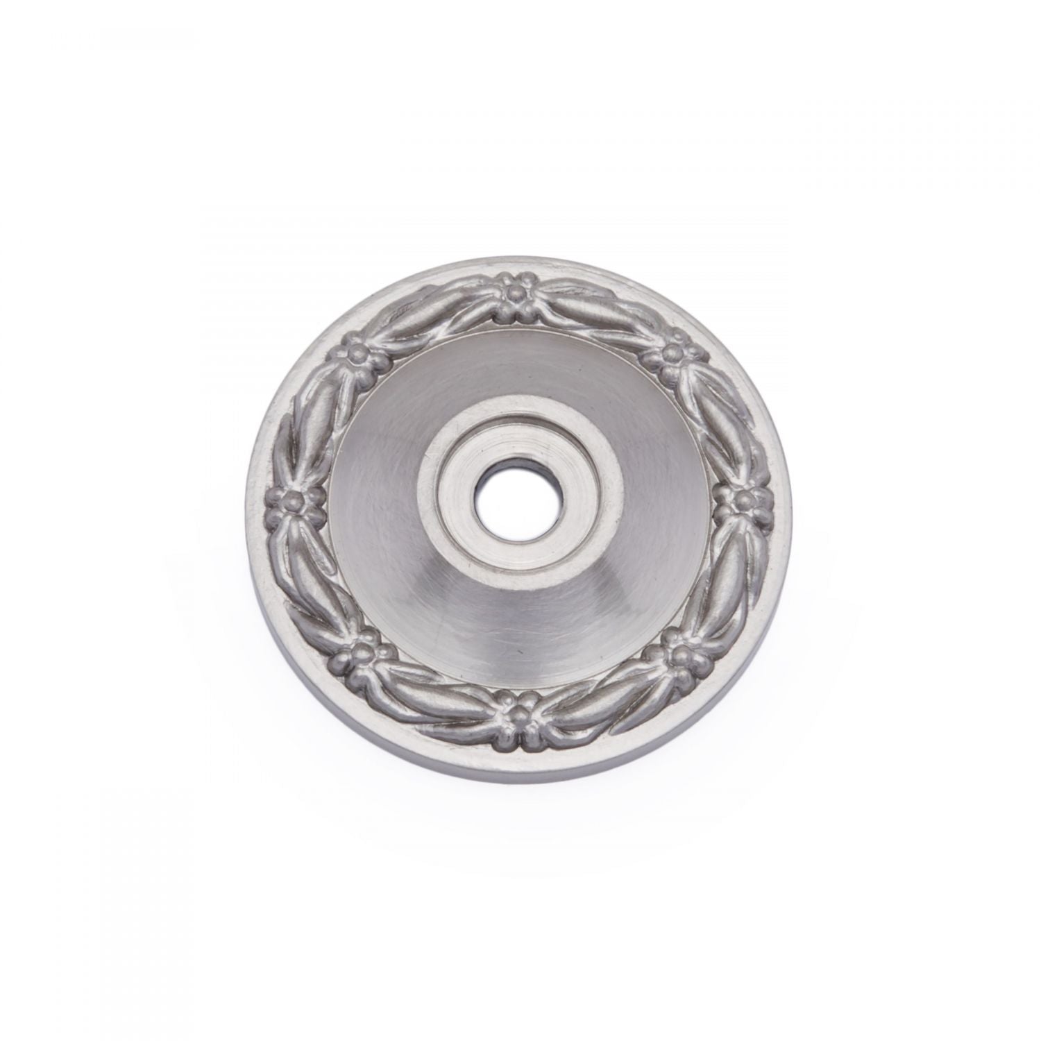 RK International - Deco-Leaf - Flat Deco Leaf Knob Backplate