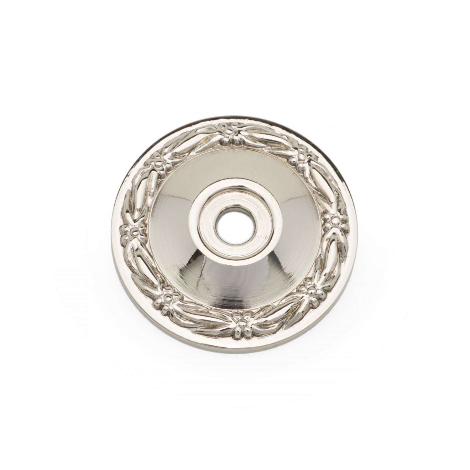 RK International - Deco-Leaf - Flat Deco Leaf Knob Backplate