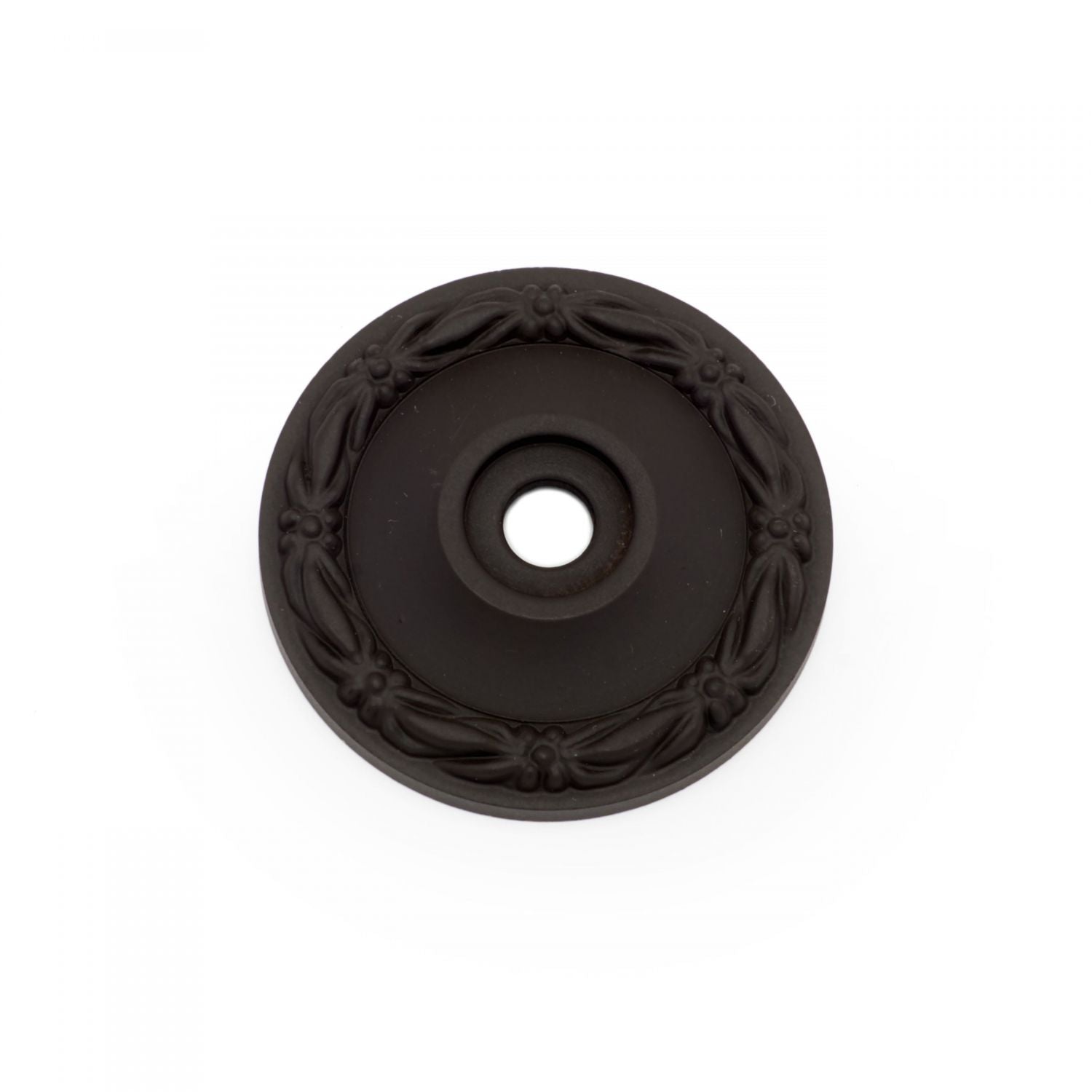 RK International - Deco-Leaf - Flat Deco Leaf Knob Backplate