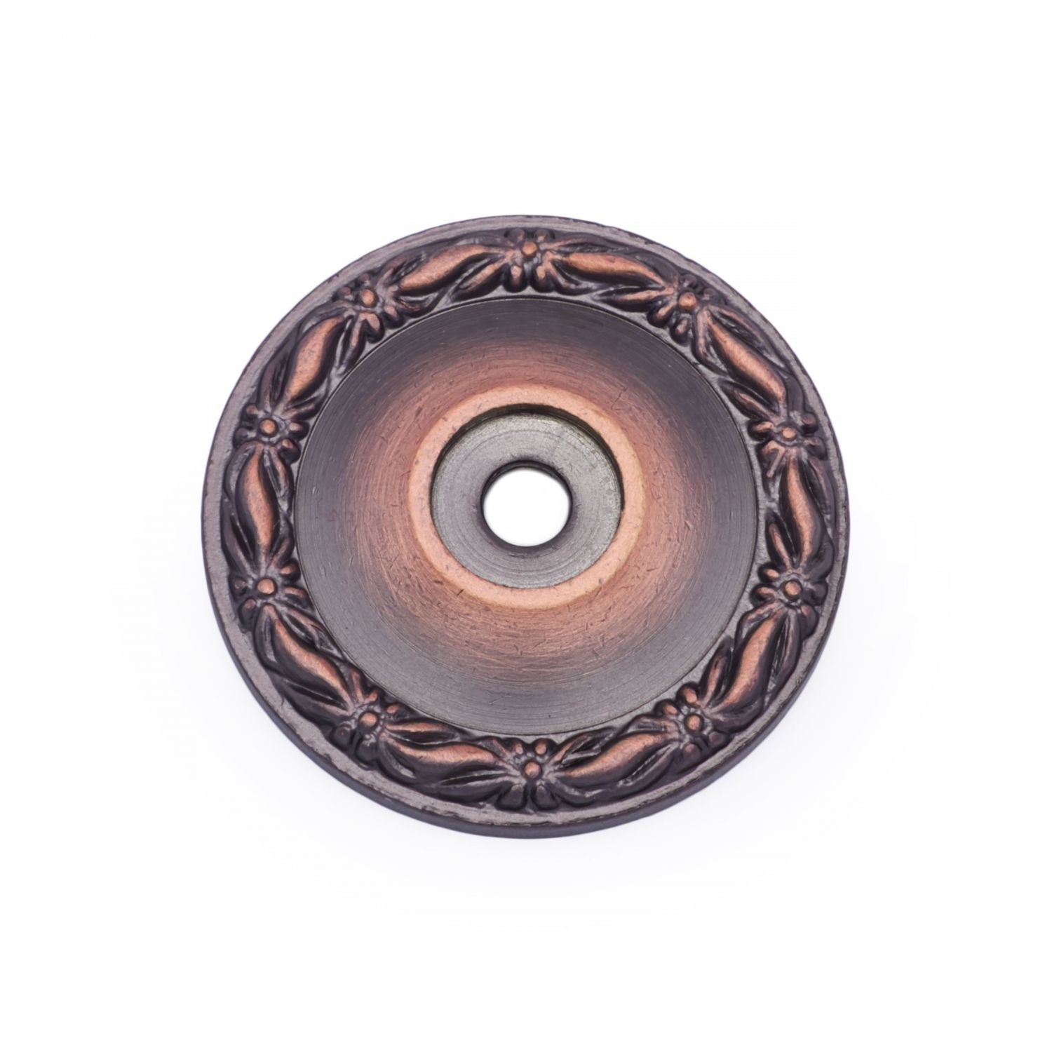 RK International - Deco-Leaf - Flat Deco Leaf Knob Backplate