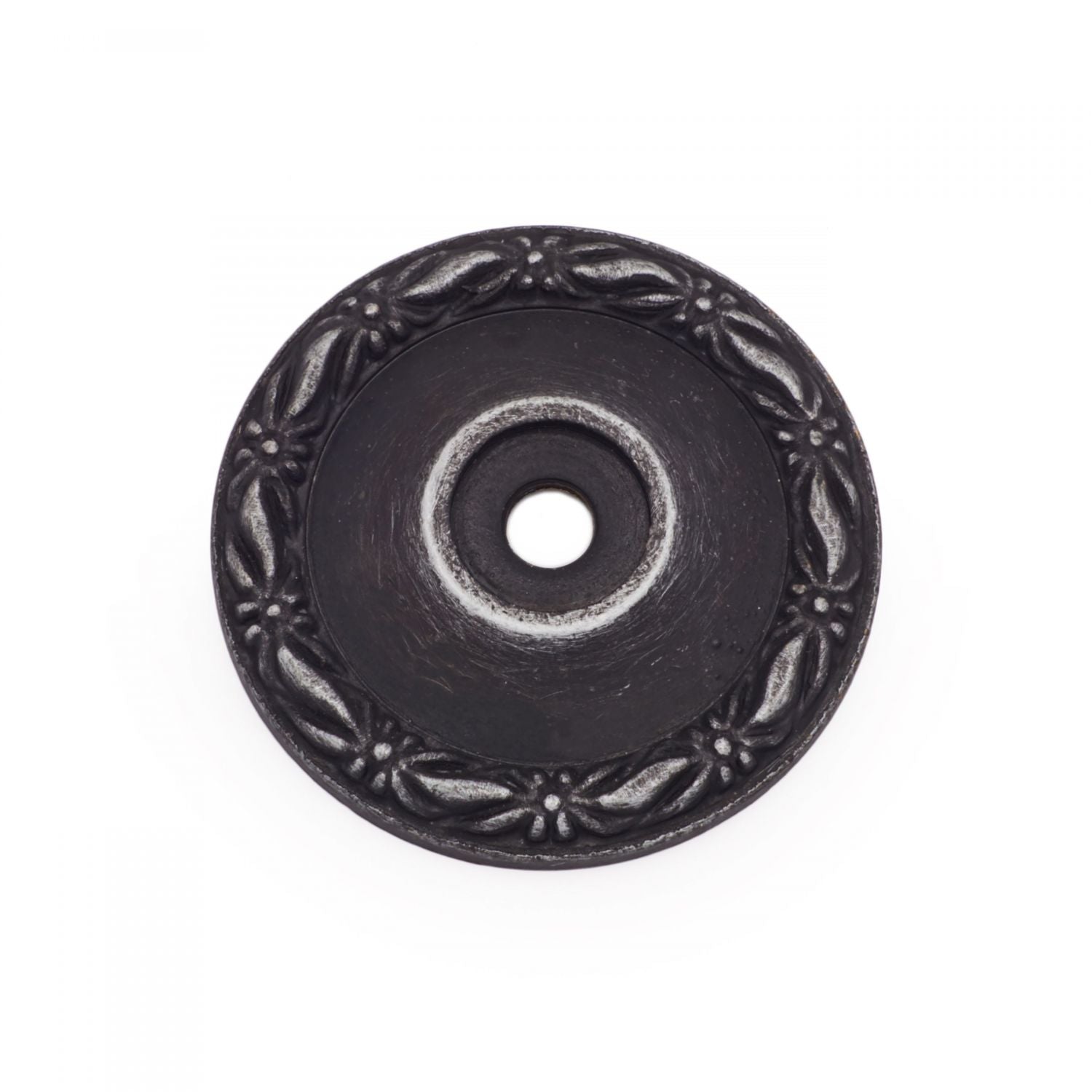 RK International - Deco-Leaf - Flat Deco Leaf Knob Backplate