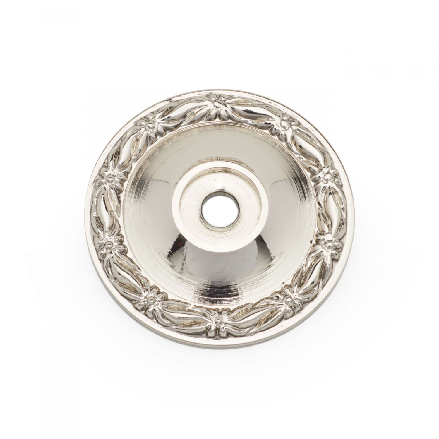 RK International - Deco-Leaf - Flat Deco Leaf Knob Backplate