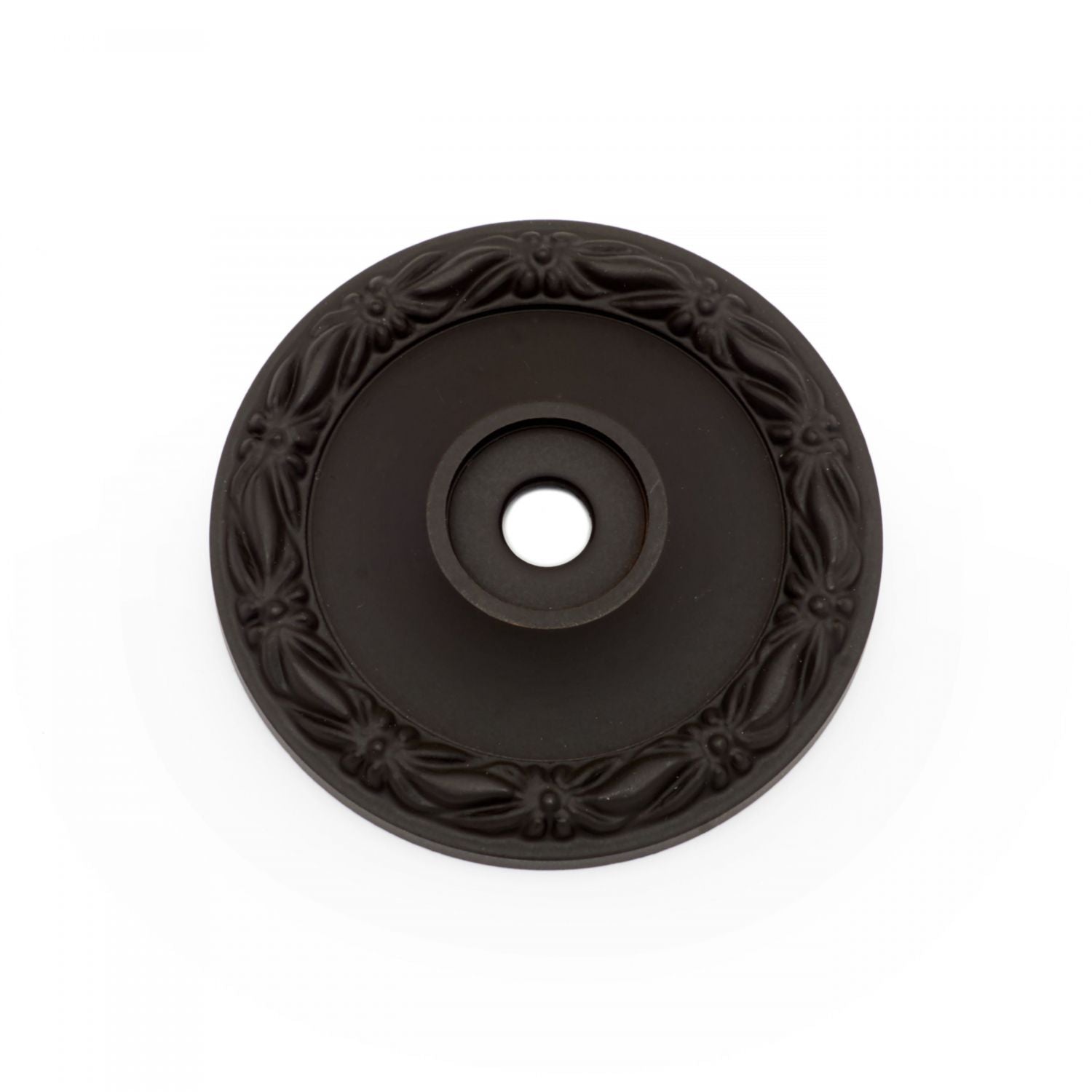 RK International - Deco-Leaf - Flat Deco Leaf Knob Backplate