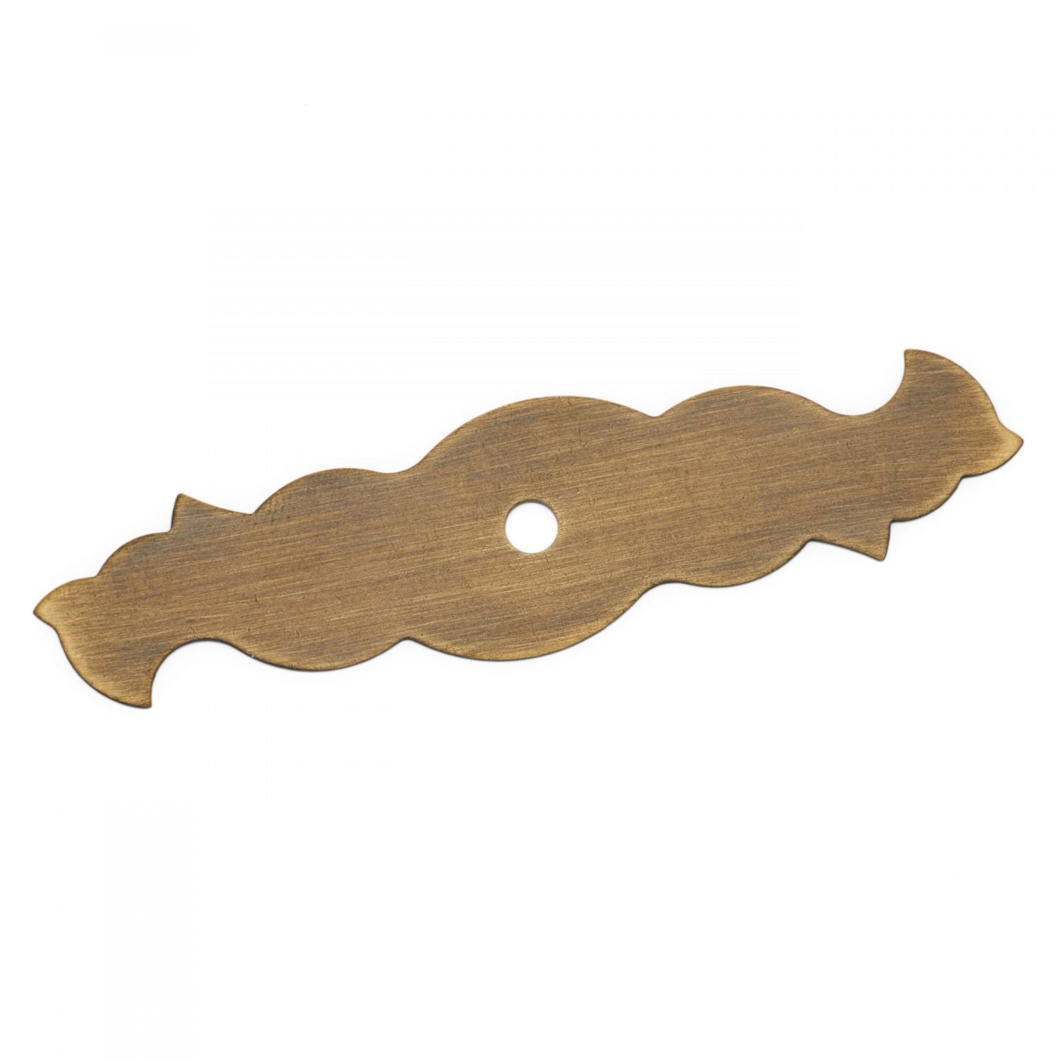 RK International - Miscellaneous Knobs - Curvy Single Hole Knob Backplate