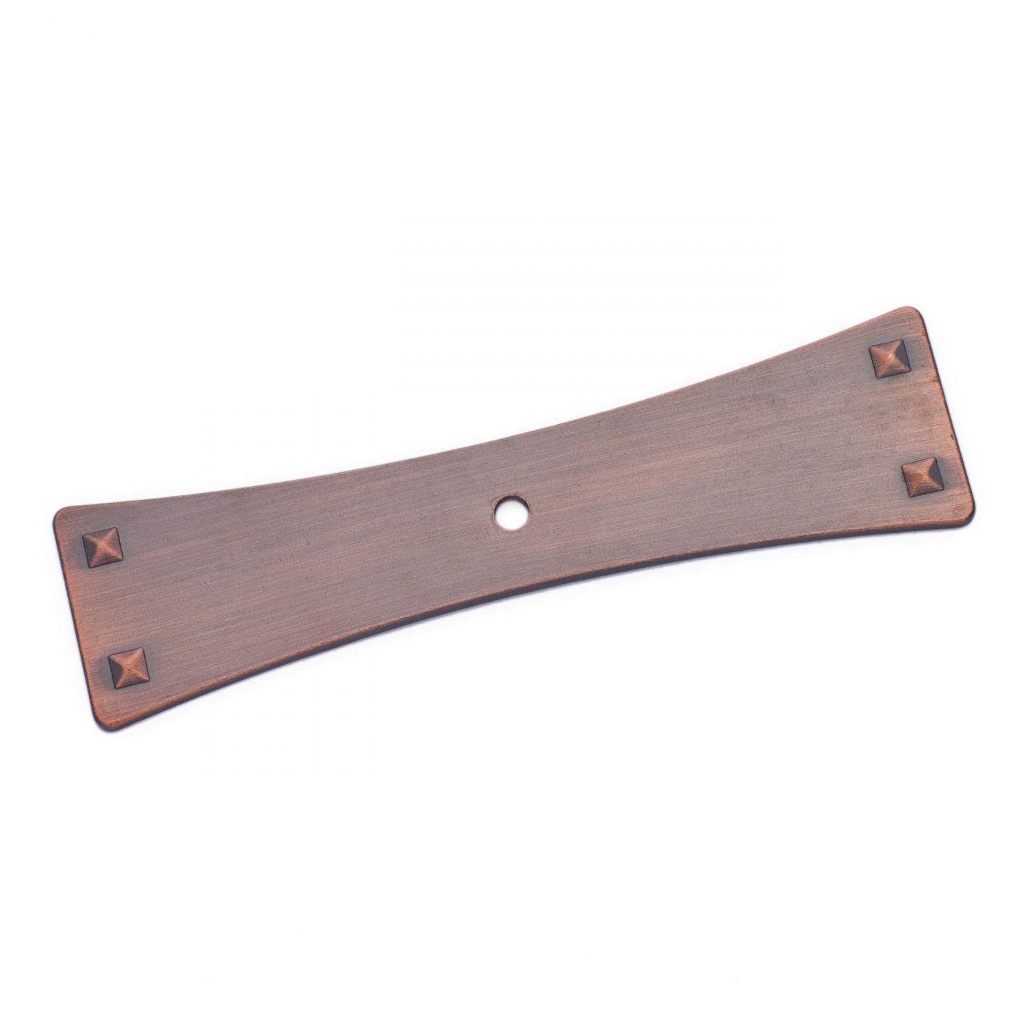 RK International - Bent Rectangle - One Hole Knob Backplate
