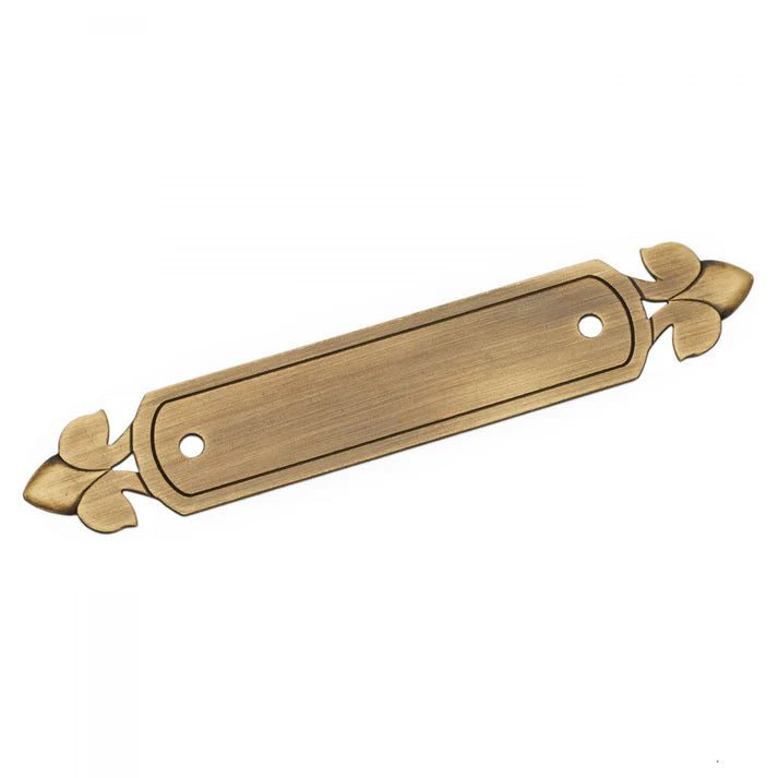 RK International - Miscellaneous Pulls - 3" Pull Backplate with Spade Ends