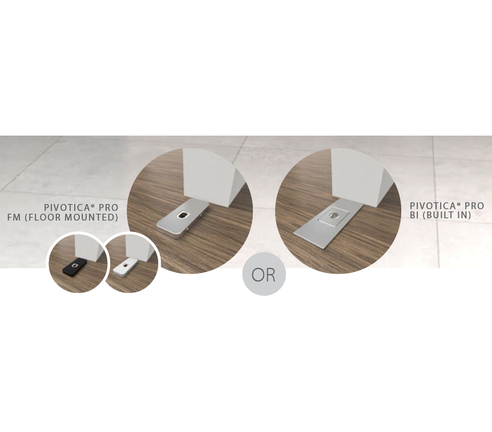 Arlu - Argenta Pivotica Pro - E 100 BI Pivot Hinge (Built In)