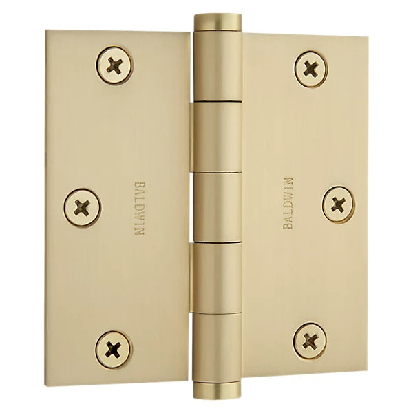 Baldwin - Estate Collection - Hinges - Square Corner Mortise Hinge w/ Non-Removable Pin (Each)