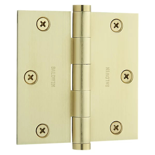Baldwin - Estate Collection - Hinges - Square Corner Mortise Hinge w/ Non-Removable Pin (Each)