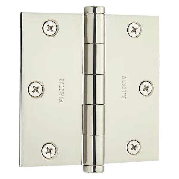 Baldwin - Estate Collection - Hinges - Square Corner Mortise Hinge w/ Non-Removable Pin (Each)