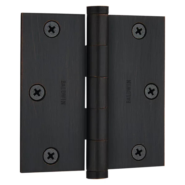 Baldwin - Estate Collection - Hinges - Square Corner Mortise Hinge w/ Non-Removable Pin (Each)