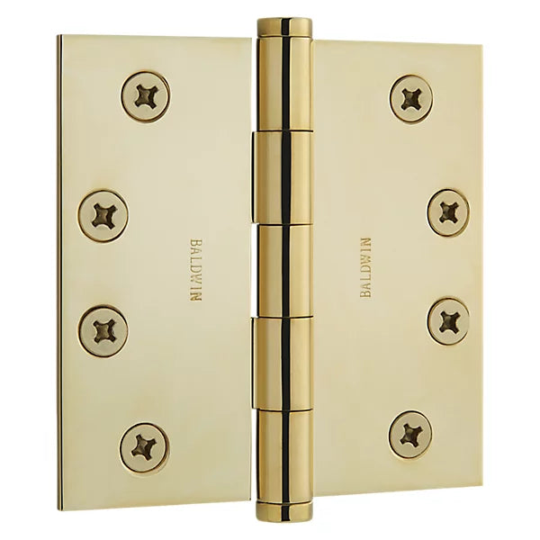 Baldwin - Estate Collection - Hinges - Square Corner Mortise Hinge w/ Non-Removable Pin (Each)