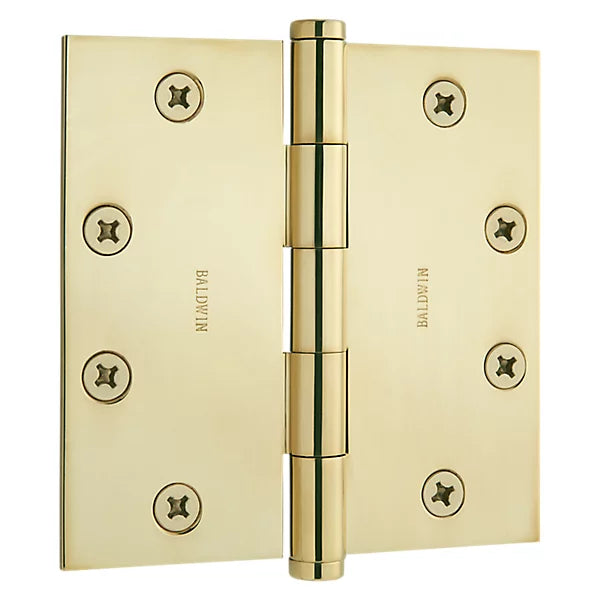 Baldwin - Estate Collection - Hinges - Square Corner Mortise Hinge w/ Non-Removable Pin (Each)